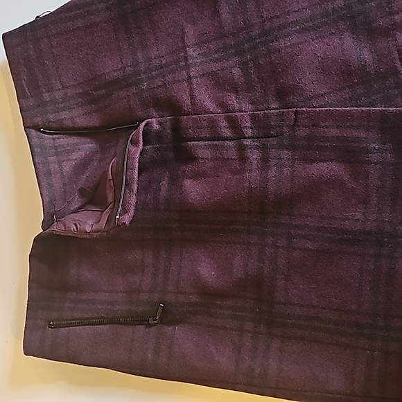 Dalia Flannel Mini Skirt Size 6‎ Purple/ Black - Picture 11 of 15